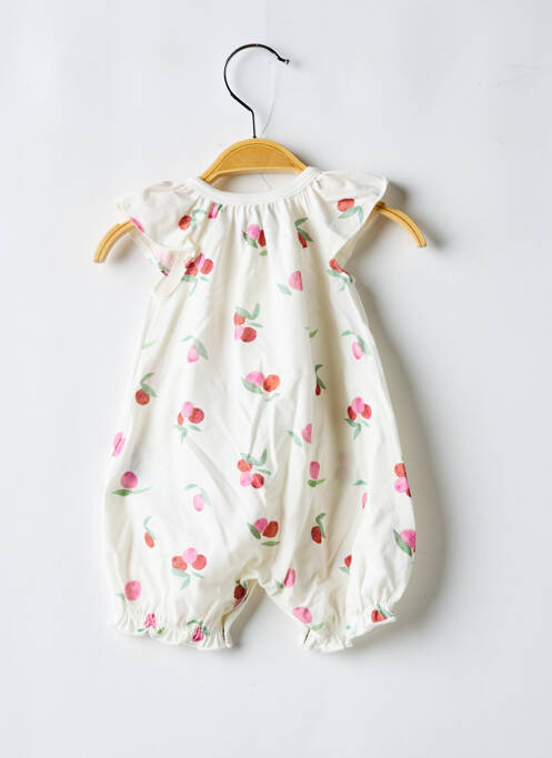Combishort blanc PETIT BATEAU pour fille