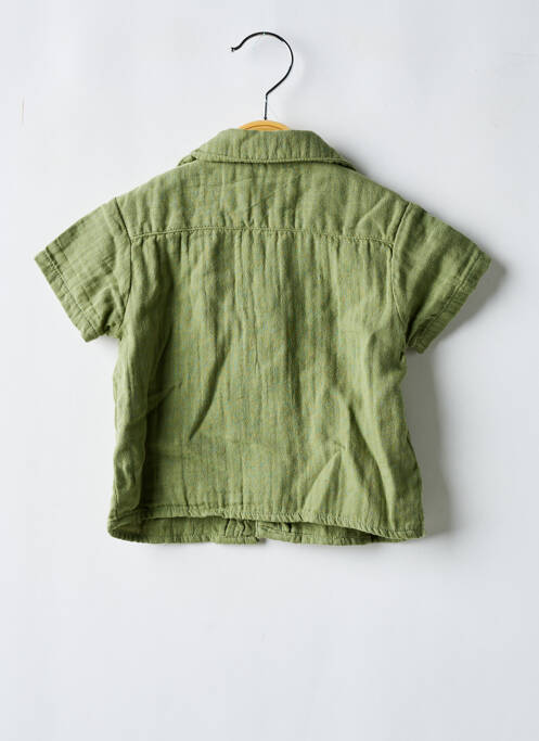 Chemise manches courtes vert MAYORAL pour garçon