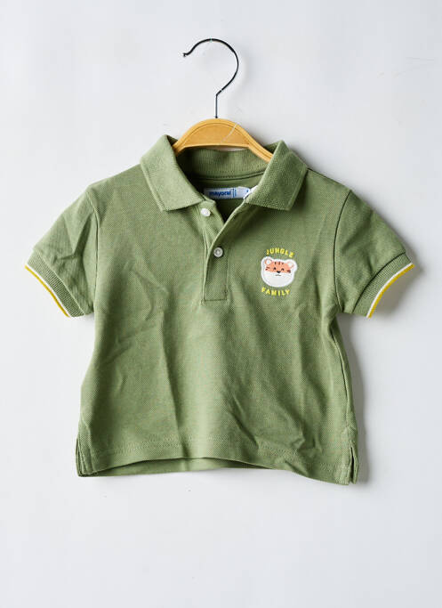 Polo vert MAYORAL pour garçon