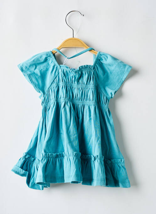 Robe mi-longue bleu MAYORAL pour fille