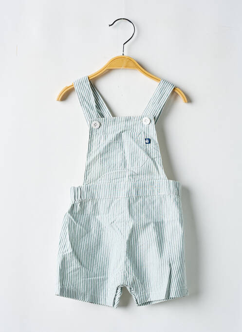 Salopette vert PETIT BATEAU pour garçon