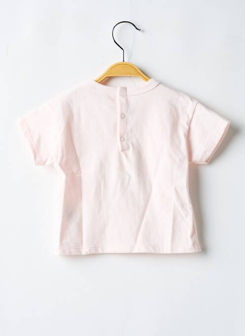 T-shirt rose PETIT BATEAU pour fille