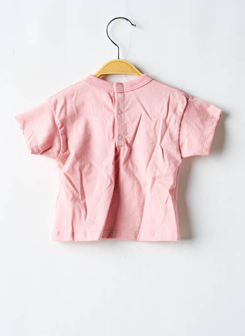 T-shirt rose PETIT BATEAU pour fille