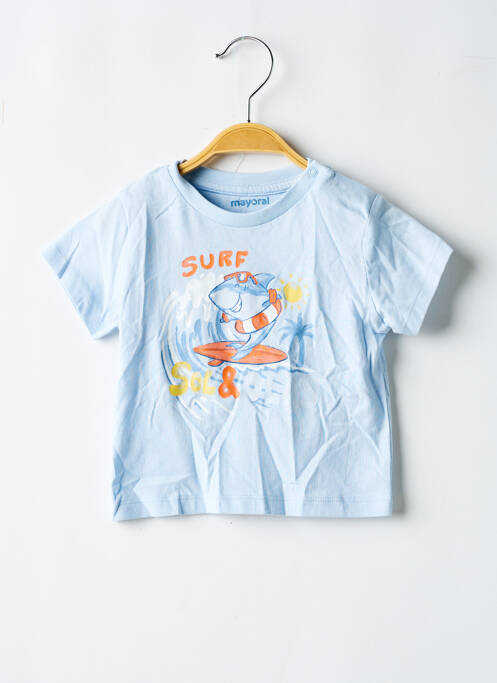 T-shirt bleu MAYORAL pour garçon