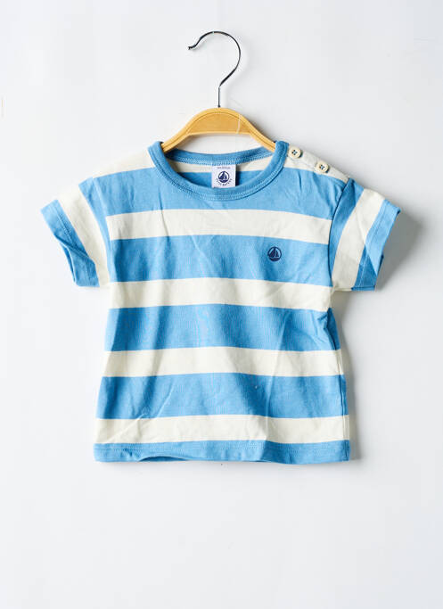 T-shirt bleu PETIT BATEAU pour garçon