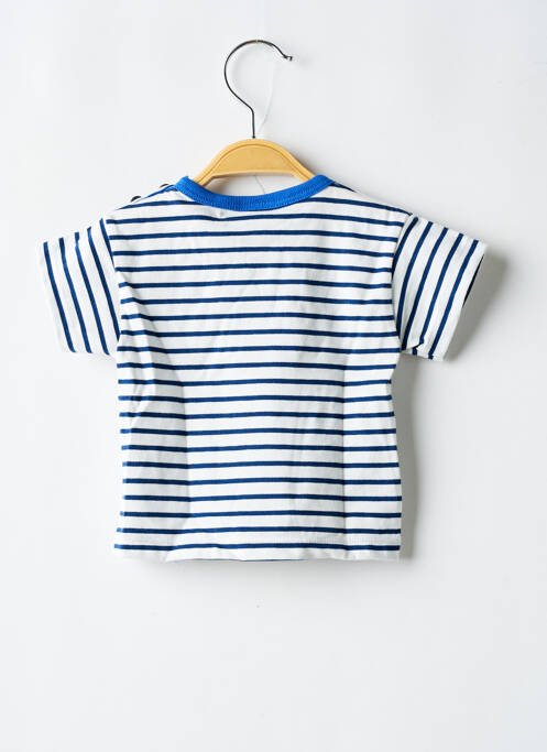 T-shirt bleu PETIT BATEAU pour garçon