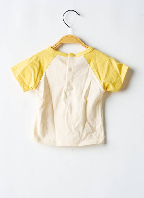 T-shirt jaune PETIT BATEAU pour garçon