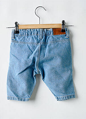 Bermuda tissage denim bleu PETIT BATEAU garçon