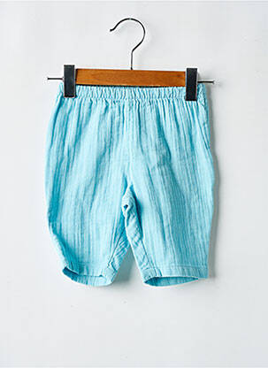 Pantalon droit coupe droite taille élastique bleu PETIT BATEAU garcon