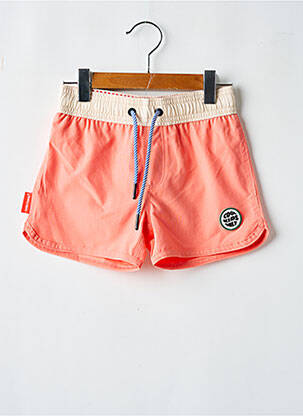 Short de bain elastique à la taille orange HELLO HOSSY garcon
