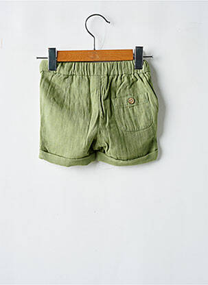 Short coupe droite taille élastique vert MAYORAL garçon