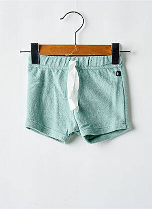 Short coupe droite taille élastique bleu PETIT BATEAU garcon