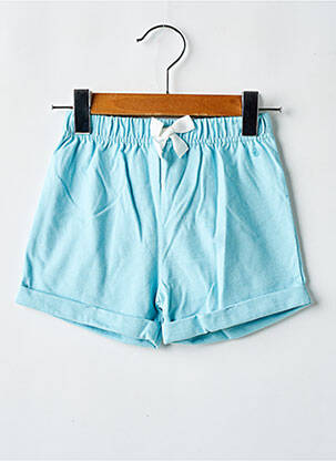 Short fermeture liens à nouer taille élastique bleu PETIT BATEAU fille