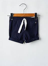 Short fermeture liens à nouer taille élastique bleu PETIT BATEAU fille
