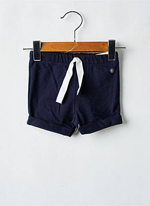 Short fermeture liens à nouer taille élastique bleu PETIT BATEAU fille