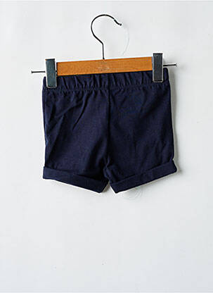 Short fermeture liens à nouer taille élastique bleu PETIT BATEAU fille
