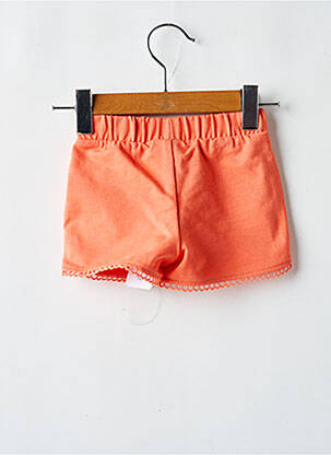 Short fermeture liens à nouer taille élastique orange MAYORAL fille