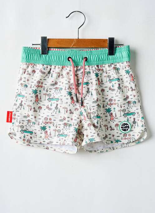 Short de bain vert HELLO HOSSY pour garçon