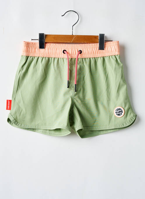 Short de bain vert HELLO HOSSY pour garçon