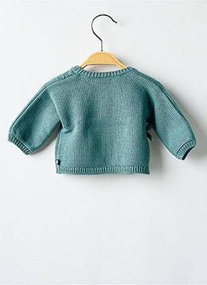 Gilet manches longues col v vert PETIT BATEAU enfant