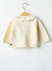 Gilet manches longues beige PETIT BATEAU pour enfant seconde vue