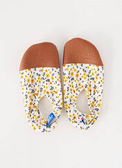 Chaussons/Pantoufles marron LES PETITS PAS pour fille seconde vue