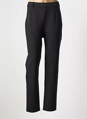 Pantalon slim taille élastique taille normale noir GEVANA femme
