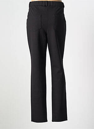 Pantalon slim taille élastique taille normale noir GEVANA femme