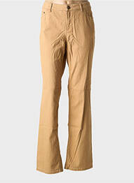 Pantalon droit stretch taille normale beige BASLER femme