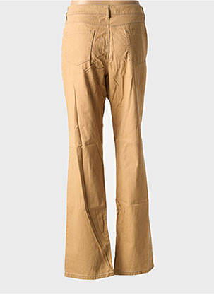 Pantalon droit stretch taille normale beige BASLER femme
