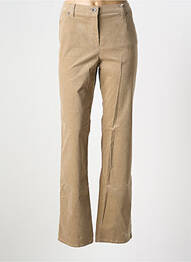 Pantalon droit stretch taille normale beige GERRY WEBER femme