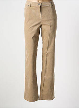Pantalon droit stretch taille normale beige GERRY WEBER femme