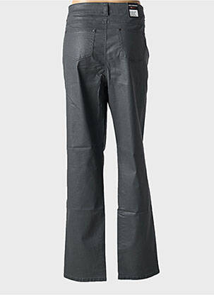 Pantalon droit stretch taille normale gris ANNA MONTANA femme