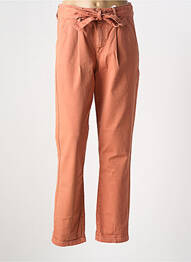 Jeans coupe droite stretch taille normale orange KANOPE femme