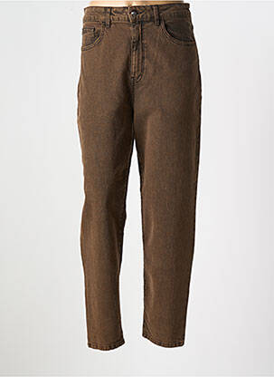 Jean coupe mom poches taille normale marron LIU JO femme