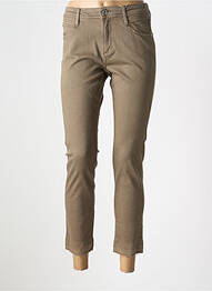 Jeans coupe slim stretch taille normale vert S.OLIVER femme