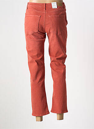 Jeans coupe droite stretch taille normale orange KANOPE femme