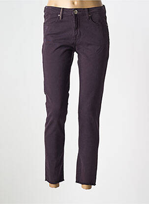 Jeans coupe slim stretch taille normale violet ISLOW femme