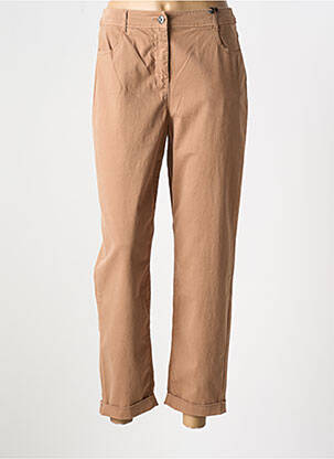 Pantalon droit stretch taille normale marron PENNYBLACK femme