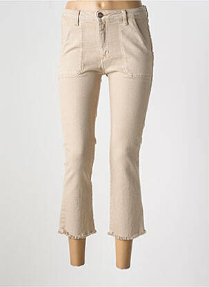 Pantacourt stretch taille normale beige ISLOW femme