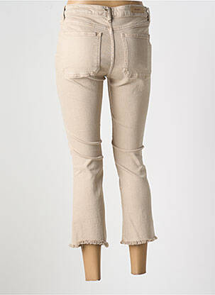 Pantacourt stretch taille normale beige ISLOW femme