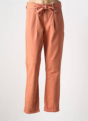 Jeans coupe droite orange KANOPE pour femme