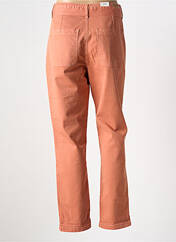 Jeans coupe droite orange KANOPE pour femme seconde vue