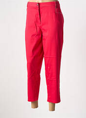 Pantalon 7/8 rose CHRISTINE LAURE pour femme seconde vue