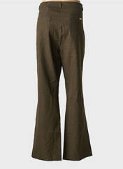 Pantalon droit marron FRANK WALDER pour femme seconde vue