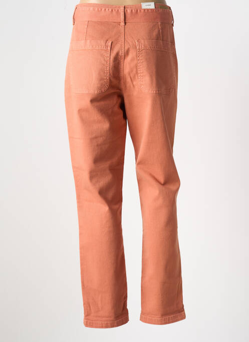 Jeans coupe droite orange KANOPE pour femme