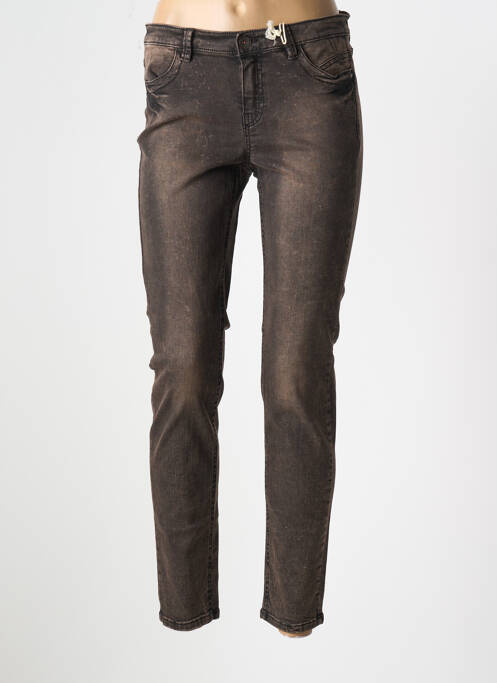 Jeans coupe slim gris TAIFUN pour femme