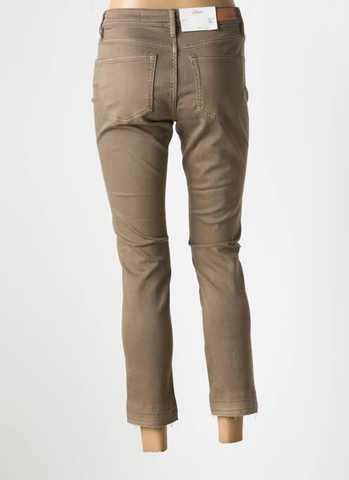 Jeans coupe slim vert S.OLIVER pour femme