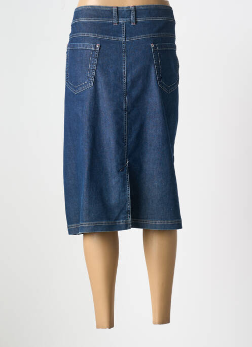 Jupe mi-longue bleu RABE pour femme