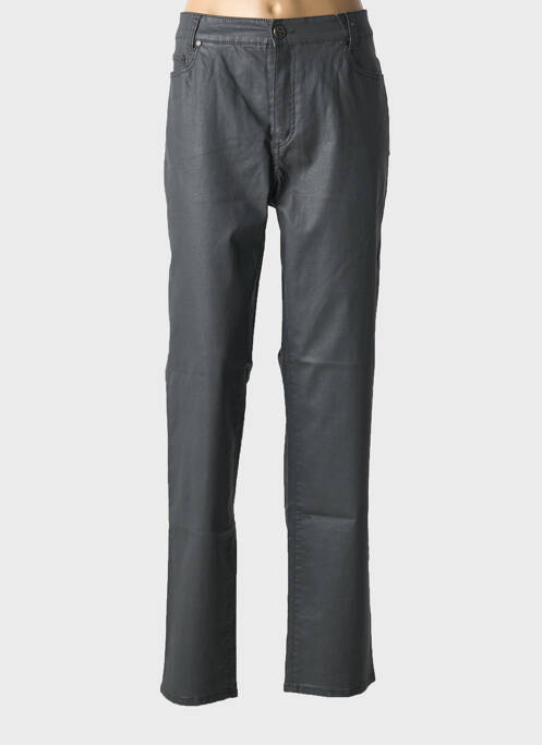 Pantalon droit gris ANNA MONTANA pour femme